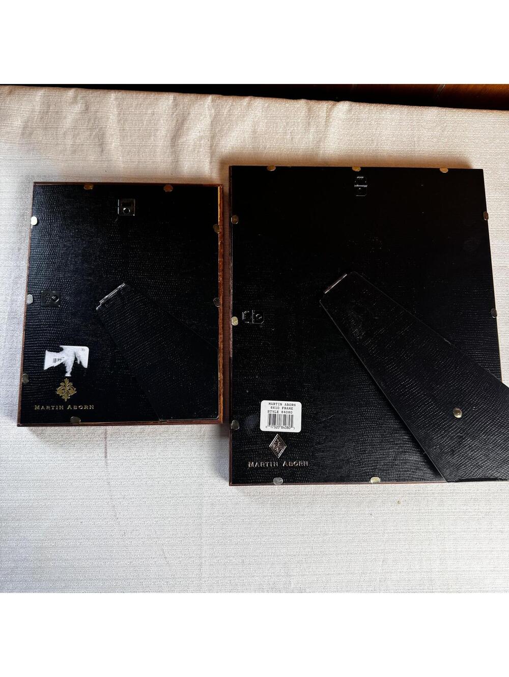 Vintage Martin Aborn Picture Frame Set 5x7 & 8x10 Ornate Gold Bronze - Picture 10 of 11